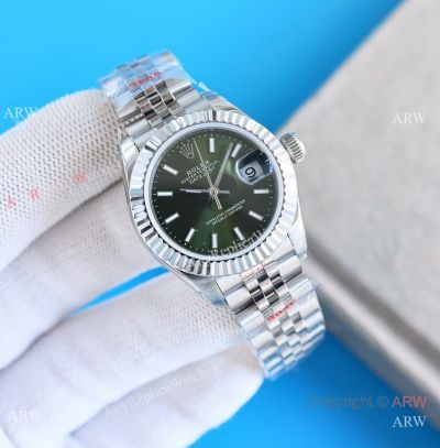 Swiss Quality Replica Rolex Datejust 28mm Emerald Green watches